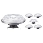 Flerpack 6x Philips MASTER LED Spot G53 AR111 14.8W 875lm 45D - 930 Varm Vit | Bästa färgåtergivning - Dimbar - Ersättare 75W