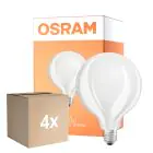 Flerpack 4x Osram Retrofit LED E27 Globe Filament Matt 11W 1521lm - 827 Extra Varm Vit | Ersättare 100W