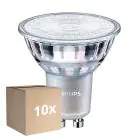Flerpack 10x Philips MASTER Value LED Spot GU10 PAR16 3.7W 380lm 36D - 940 Kallvit | Bästa Färgåtergivning - Dimbar - Ersättare 50W