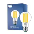 Philips MASTER LED Lampa Ultra Efficient E27 Päron Klar 7.3W 1535lm - 840 Kallvit | Ersättare 100W